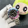 Reloj Mecánico Automático Completo Serie Laojia Datejust Anillo de Coca Cola Moda de Negocios Reloj de Lujo para Hombre Comercio Exterior de Aliexpress