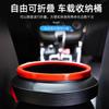 Cubo de Basura para Coche Multifuncional Retráctil Plegable Cubo para Paraguas Suministros de Almacenamiento Mini para Coche Negro Engrosado