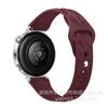 Pulseira de Silicone Cristal de Gelo para Cintura Pequena Adequada para Huawei Gt6/5/4 18mm Apple S10 S11 Pulseira com Fivela Invertida