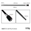 Yunbei 3 Piezas Mango Hexagonal Tapa Negra Liberación Rápida Autobloqueante Barra de Conexión Extendida Barra de Conexión de Conversión para Taladro Eléctrico/Atornillador Broca Barra de Conexión
