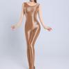 Pearl love masculino e feminino alta elasticidade Europeu e Americano tamanho grande brilho oleoso sedoso sexy transparente respirável body justo