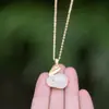 Pulsera de Conejo de Jade Estilo Mismo que el Libro Rojo Pequeño para Mujer Ins Nicho de Alta Apariencia Pulsera de Estudiante Regalo Antiguo para Mejor Amiga