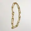 Sasa Mismo Estilo Estilo Francés Retro Sentido de Alta Gama Industria Pesada Textura Cubana Collar Lujo Ligero Nicho Cadena Gruesa Cadena para Clavícula para Mujeres