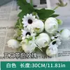 Flor de rosa de seda artificial haste única flor falsa flor artificial para casamento, casa, decoração de Dia dos Namorados, parede de decoração de buquê de alta qualidade