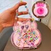 Mochila Creativa de Cámara para Niños Traje de Joyería Combinación de Collar de Princesa Pasador Pendientes Accesorios Regalo de Jardín de Infancia