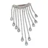 Horquilla de borla con diamantes completos Cuchara trasera Pinza de pico de pato Pinza lateral Pinza para flequillo Pinza lateral de strass Accesorios para el cabello Super Brillantes