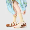 Meias Femininas de Meia-Panturrilha para Primavera e Verão, Meias 7/8 Estilo College, Meias Longas para Primavera e Verão, Meias Sem Costura, Meias Atacado de Zhuji