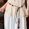 Cinturón de Mujer para Vestidos, Moderno y Versátil, Decorativo, Ceñidor de Cintura, Gama Alta, Estilo Chanel, Tendencia Retro Francesa