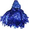 Encaje de Flecos Ancho 15cm 20cm 30cm Lentejuelas Borla Adorno de Encaje para Danza Latina