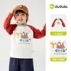 69.9 por Cualquier 3 Artículos Camiseta de Manga Larga para Niños Dudu Camiseta Básica de Otoño para Niños Ropa Infantil de Moda para Niñas