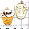 Nuevo Colgante de Aleación con Goteo de Aceite de Abeja Panal de Miel de Venta Caliente Transfronterizo DIY Pulsera Collar Accesorios de Joyería