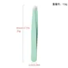Pinzas Multifuncionales de Doble Punta para Manicura, Palito para Presionar Pegatinas, Pinza con Punta de Broca, Pinzas Rectas de Silicona Antiestática