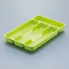 Divisor de Cajón de Cocina Caja de Almacenamiento para Cubiertos, Compartimento Integrado en Gabinete Doméstico para Cuchillos, Tenedores y Palillos, Organizador de Utensilios de Cocina
