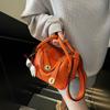 2025 Nueva Bolsa Pequeña Senmeng Bolso de Mujer Moda Pony Boston Almohada Bolso Piel Suave Elegante Bolso de Hombro Cruzado