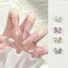 Accesorios para Uñas con Lazo Brillante de Circonita Acabado Perla Lazo DIY Strass Portátil para Uñas Accesorios Pequeños Venta al por Mayor