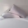 Fundas de almohada de gasa de doble capa 100% algodón 48x74 cm, juego de dos fundas de almohada, funda para relleno de almohada de gasa de algodón puro de 80 hilos, pieza individual