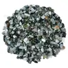 Grava de Cristal de Cuarzo Rutilado Verde Piedra Desmagnetizante Adorno de Cuenco del Tesoro Atractor de Riqueza