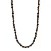 Cadena para Clavícula de Concha de Coco y Piedra Natural Estilo Bohemio con Diseño de Moda y Tejido a Mano para Hombre