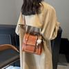 Bolso Pequeño Portátil Retro Coreano para Viajero Bolso de Hombro Maletín de Moda para Mujer 2025 Nuevo Otoño e Invierno