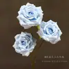 Flores Azules de Boda Materiales Flores de Seda Rosas Peonías Flores Arregladas Cascada de Flores Techo Arte Floral Arreglo Floral Jardín de Monet