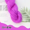 Hilo Acrílico Puro Hilo Retorcido de 4 Cabos Hilo para Zapatillas de Punto a Mano DIY Zapatos de Ganchillo Hilo para Cojín y Muñeca Acrílico Anti-Pilling Hilo de Tejer Acrílico