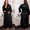 Comércio exterior robe de renda plus size fabricantes de lingerie sexy europeia e americana atacado