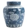 Porcelana Azul e Branca Lata de Chá Lata Selada Caixa de Embalagem de Chá de Cerâmica Armazenamento de Chá Branco Chá Verde Lata de Chá Armazém de Chá Retrô Casa
