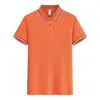 Camisa Polo de Manga Curta Roupa de Trabalho Estampada com Logo Camisa Publicitária Corporativa Roupa de Evento Roupa de Trabalho Lapela Camiseta de Negócios Equipe