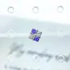 Pendientes de botón de aleación de titanio F136 con circonita de trébol de cuatro hojas Pendientes de labio con rosca interna de titanio G23 con circonita Joyería para piercing