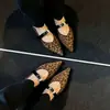 Zapatos de mujer retro de suela plana con punta fina y estampado de leopardo, otoño 2026 estilo francés, suela blanda, cómodos, versátiles para ir al trabajo para mujer
