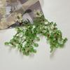 Pendientes largos con borlas de hojas verdes de cristal de estilo coreano, pendientes distintivos, accesorios para el cabello, pendientes exagerados para mujer.