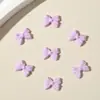 Sem rebarbas imperfeição requintado unhas de laço acessórios menina três-dimensional cor gravata borboleta laço resina acessórios
