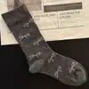 Calcetines Estilo Ballet Estilo Japonés con Lazo Calcetines de Media Caña para Mujer de Moda Otoño e Invierno Algodón Calcetines Dulces Distintivos