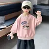 Sudadera para niño, nuevo estilo otoño 2026, top de manga larga para niño para otoño, ropa exterior, estilo otoño de dibujos animados para bebé, conjunto de otoño moderno para niño