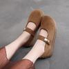 Suporta Personalização de Sapatos de Pano de Pequim Antigos, Sapatos Slip-On Estilo Birkenstock, Sapatos Casuais Preguiçosos Transfronteiriços Confortáveis Antiderrapantes com Fivela Única