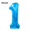 Novo Balão Digital Grande de 40 polegadas Versão Americana 0-9 Imitação de Alumínio Americano Balão para Arranjo de Festa de Aniversário Festa de Balões