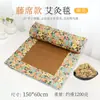 Esterilla de Moxibustión Esterilla Fresca de Verano Cojín para Asiento de Artemisa Añeja Uso Doble Cara Cuerpo Completo Manta Doméstica para Adultos Artemisa de Nanyang