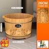 Cubeta para Baño de Pies hasta la Pantorrilla para el Hogar de Madera Maciza Cubeta de Madera para Baño de Pies Aislada para Baño de Pies Masaje de Salud Baño de Pies