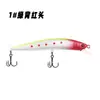 Cebo Flotante Minnow Curvo para Barriga para Lanzamiento a Larga Distancia, con Sonajeros, Ruido, Señuelo Falso Biónico, Equipo de Pesca con Señuelo Duro al por Mayor