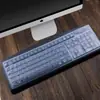 Teclado mecánico de escritorio universal cóncavo-convexo a prueba de polvo película protectora cubierta almohadilla funda protectora película plana