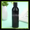 Botella PET redonda blanca con hombros 250ml tapa de presión botella para loción botella para detergente 250ml botella exprimible para desinfectante de manos