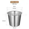 Cubo de Hielo Creativo de Acero Inoxidable para Bares, Ktvs, Sake, Cerveza, Hotel, Popular en Línea, Cubo para Cubitos de Hielo de Uso Doméstico, Cubo para Snacks