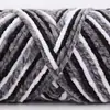 Hilo de terciopelo chenilla brillante degradado de tres cabos, hilo grueso para bebé, venta directa del fabricante, hilo de tejer a mano arcoíris