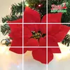 Adornos de Navidad Árbol de Navidad piñas Copo de nieve adornos Colgante de bola pequeño anciano bolsa de regalo tambor muleta Campana