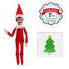2026 Amazon Mais Vendido Tecido de Natal Estante 24 Dias Antes do Natal Desafio Diferente Boneco Elfo Figura Brincar