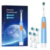 Cepillo de Dientes Eléctrico para Adultos Modelo de Pila Seca Resistente al Agua DuPont Múltiples Colores Disponibles Venta al por Mayor de Fábrica Personalizado Comercio Exterior El Más Vendido