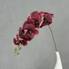 Nueva decoración del hogar de orquídea mariposa 3D9, adornos para sala de estar, decoraciones de flores artificiales, adecuado para bodas, hoteles y escenarios