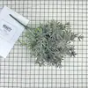 Ramo de Planta Verde Artificial con Hierba de Dinero, Flores Falsas, Flores de Plástico, Decoración Suave, Guía de Camino para Hotel, Arreglo Floral, Accesorios para Sesión de Fotos en Estudio