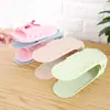 Estante para zapatos de doble capa simple transfronterizo, zapatero, estante de almacenamiento de zapatos, estante para zapatos integrado creativo para el hogar, ahorrador de espacio