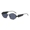 Gafas de Sol de Moda Tendencia Europeas y Americanas Transfronterizas de Amazon 2025 Rombo Metal Polígono Gafas de Sol de Gama Alta